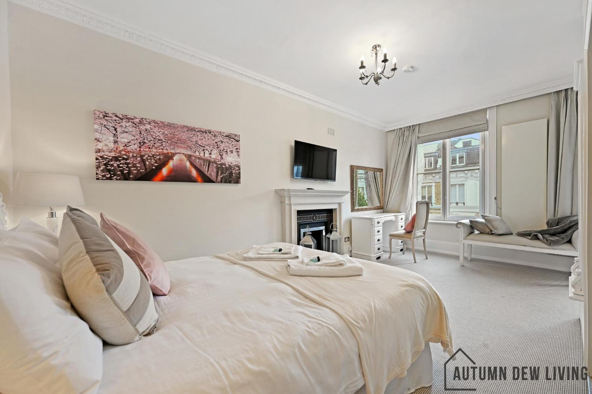 Апартаменты Beautiful 2 King Size Beds 2 Bath- Sleeps 5 In Earls Court Лондон Экстерьер фото